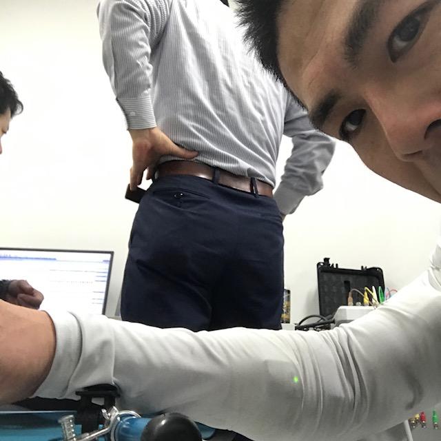 右半身だけで電極が7つ付いています♪ | モフモフはできません(><) | 吉田竜太オフィシャルブログ | SUS所属のアスリート応援サイト