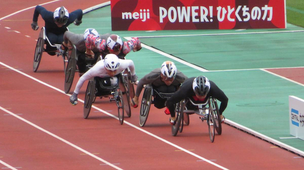 ※スタート後すぐのホームストレート | （写真集）第34回日本パラ陸上競技選手権大会 | 吉田竜太オフィシャルブログ | SUS所属のアスリート応援サイト